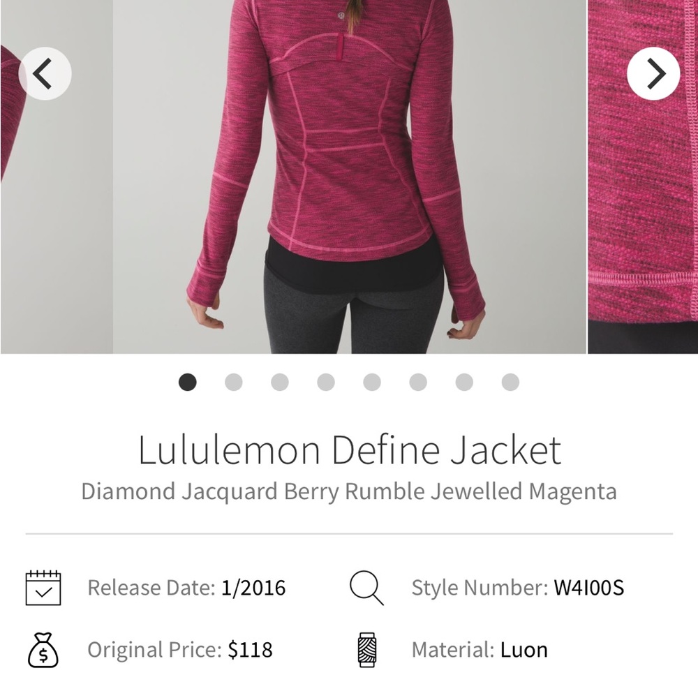 Lululemon define jacket - Picture 2 of 7